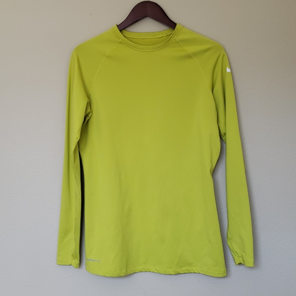 Nike Therma Fit neon long sleeve